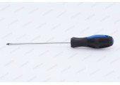 Отвертка шлицевая 4,0x150 антискользящая ручка Santool