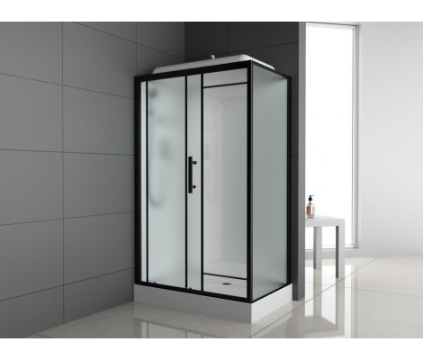 Душевая кабина ODA-8801 Р L 120*80*215 матовое стекло 4мм, низкий поддон ОДА