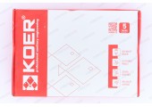 Смеситель для ванны KB-41009-01 короткая хром Koer
