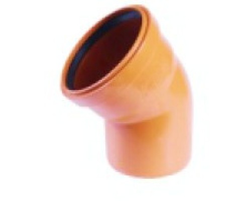 Отвод рыжий 110 45° Н Euro Plast