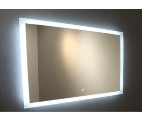 Зеркало 800х600 прямоугольное с подсветкой Norma-Lite (сенсор выкл, хол. свет) Silver Mirrors