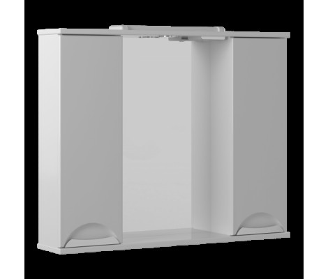 Шкаф навесной зеркальный из ДСП и МДФ Бриз шнз22-105 Briz