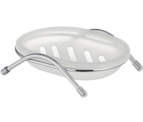 Мыльница настольная LR332-2 с двойным дном Zerix Мыльница настольная LR332-2 с двойным дном Zerix