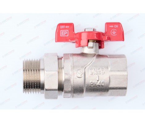 Кран шаровый с американкой EUROPRODUCT 1 Кран шаровый с американкой EUROPRODUCT 1