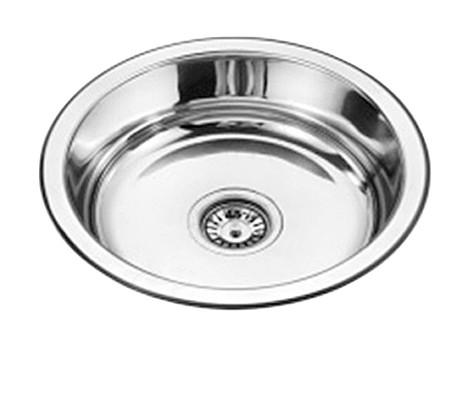 Мойка для кухни 0.6 мм круглая декор FD60431 Frap