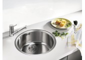 Мойка для кухни 0.6 мм круглая декор FD60431 Frap