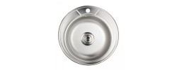 Мойка для кухни 0.6 мм круглая матовая FS60491 Frap
