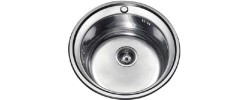 Мойка для кухни 0.6 мм круглая глянец F60511 Frap