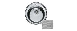 Мойка для кухни 0.6 мм круглая декор FD60511 Frap