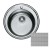 Мойка для кухни 0.6 мм круглая декор FD60511 Frap