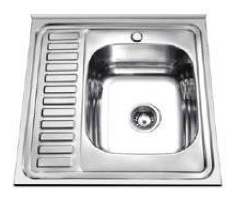 Мойка для кухни 0.6 мм накладная глянец F66060R правая Frap