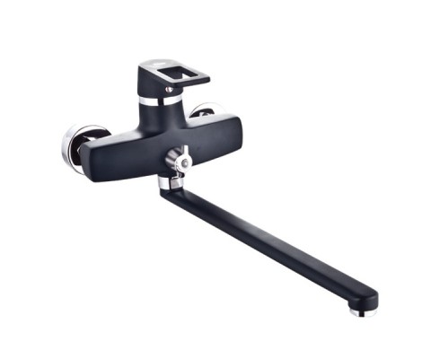 Смеситель для ванны Z2230-6 длинный черный Zerix