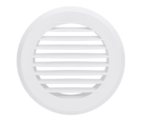 Решетка вентиляционная круглая D125 ПКР 170/125 с фланцем Эвент