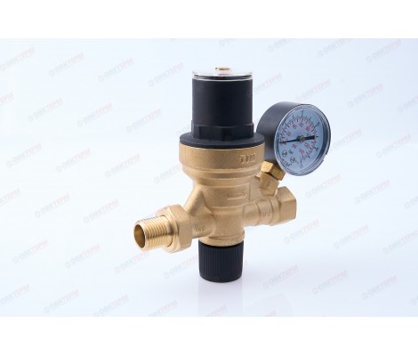 Клапан подпитки 1/2 с манометром AF0206A TIM