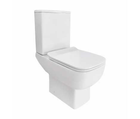Унитаз-компакт Collins Rimless RD-8604 с сиденьем дюропласт, белый HN Redo Унитаз-компакт Collins Rimless RD-8604 с сиденьем дюропласт, белый HN Redo