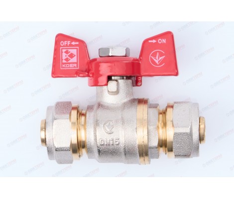 Кран для металлопластика 16*16 LL0093 Koer 