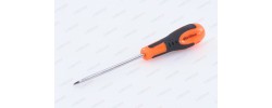 Отвертка шлицевая Мастер 5,0х100мм CrV с двухкомпонентной ручкой Santool