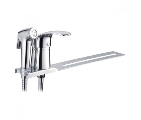 Смеситель для гигиенического душа LR5221 с планкой крепление на унитаз Zerix 