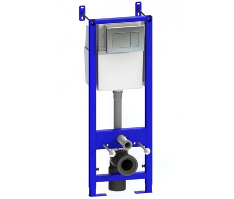 Инсталляция с кнопкой аллюминий СИ 01.04.54.00.6 Псков