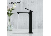 Смеситель для раковины G1017-62 черный Gappo