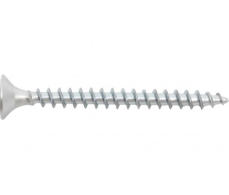 Шуруп универсальный 4,0х40 потай оцинкованный PZ (уп.25шт.) Металвис