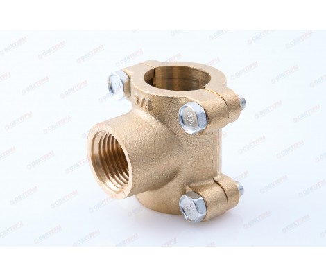 Врезка трубная 3/4*1/2В*3/4 Tim