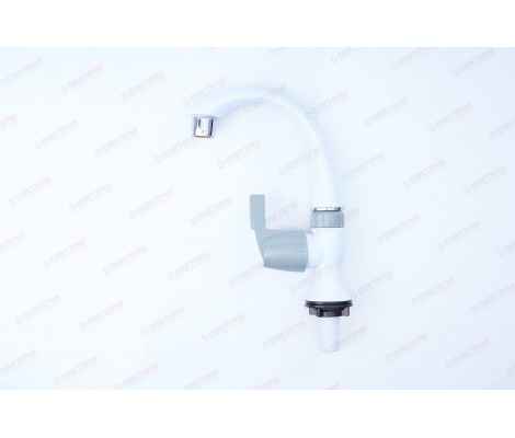 Монокран, металлокерамика из пластика АБС белый, серая ручка Brimix 