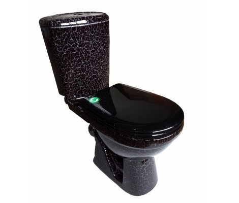 Унитаз-компакт ROSA ЧЕРНЫЙ КРАКЕЛЮР Унитаз-компакт ROSA ЧЕРНЫЙ КРАКЕЛЮР