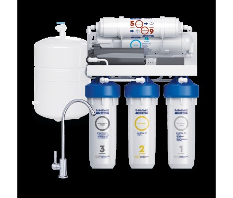 Обратный осмос с насосом профи осмо 100  5 ступеней BoostБарьер