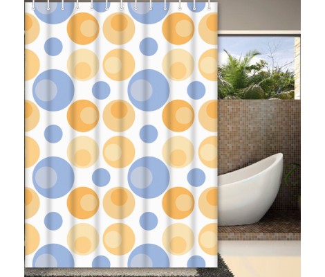 Шторка для ванной F8804 Peva/полиэтилен 180х180 Frap