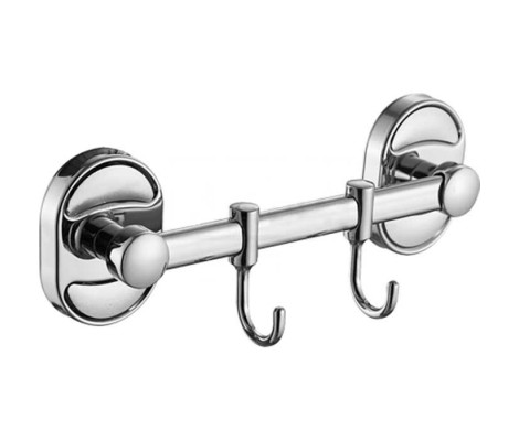 Настенная вешалка 2 крючка F1915-2 подвижные Frap