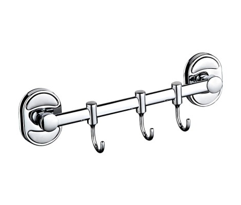 Настенная вешалка 3 крючка F1915-3 подвижные Frap