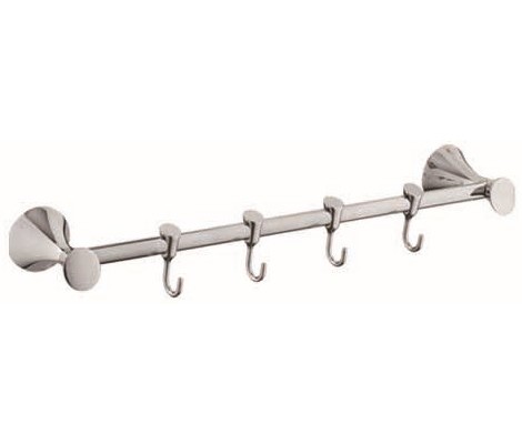 Настенная вешалка 4 крючка F3515-4 подвижные Frap