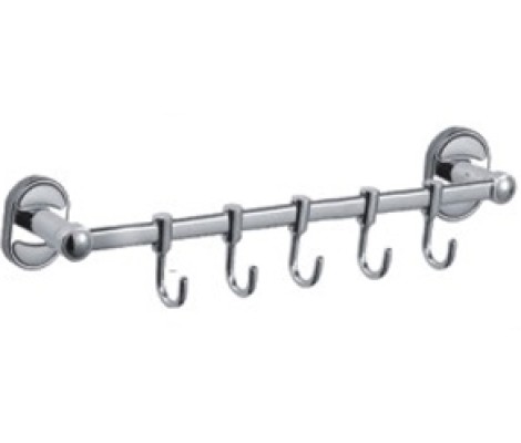 Настенная вешалка 5 крючков F1915-5 подвижные Frap