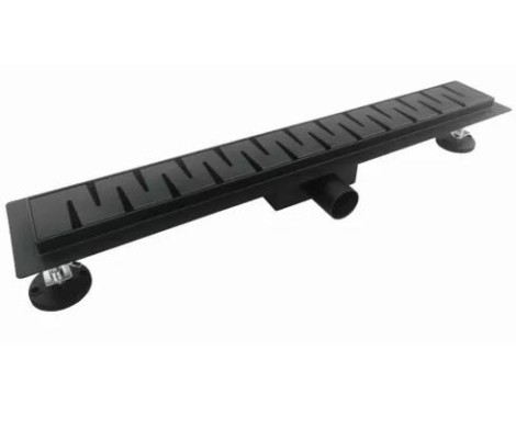 Трап-лоток 60 см черный, сухой, гидрозатвор BAD466002BK TIM