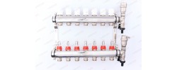 Коллекторная группа нерж в сборе 1* 7 выходов евроконус 3/4