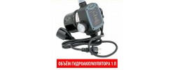 Ус-во давл с евророзеткой GFAm20AK +бак 1л. (12) (старт 1,5 бар,2200 Вт)