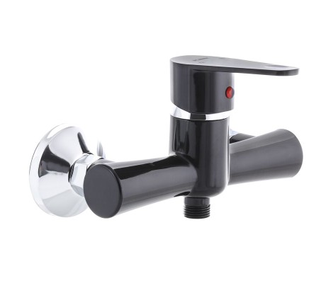 Смеситель для душевой кабины VEGA-003 черный без шланга и лейки Plamix Смеситель для душевой кабины VEGA-003 черный без шланга и лейки Plamix