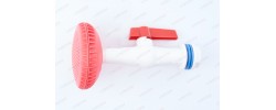 Набор для летнего душа с краном 1/2 пластиковый ABS,лейка 9 см