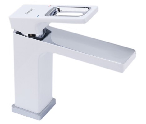 Смеситель для раковины G1017-8 белый хром Gappo