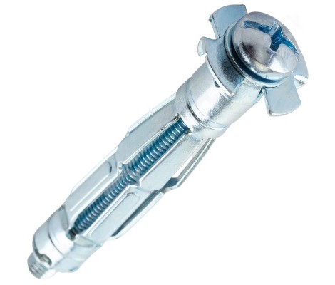 Дюбель для гипсокартона -MOLLY-, 5х52 (уп. 4 шт) Металвис Дюбель для гипсокартона -MOLLY-, 5х52 (уп. 4 шт) Металвис