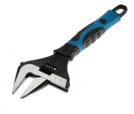 Ключ разводной с тонкими губками 250мм Тундра