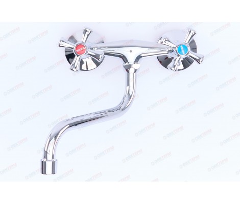 Смеситель для кухни Smes 361 настенный буксовый Mixxus Смеситель для кухни Smes 361 настенный буксовый Mixxus