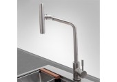 Смеситель для кухни SUS 017 &Oslash;40 c вращающимся изливом из нержавеющей стали SUS304 Mixxus