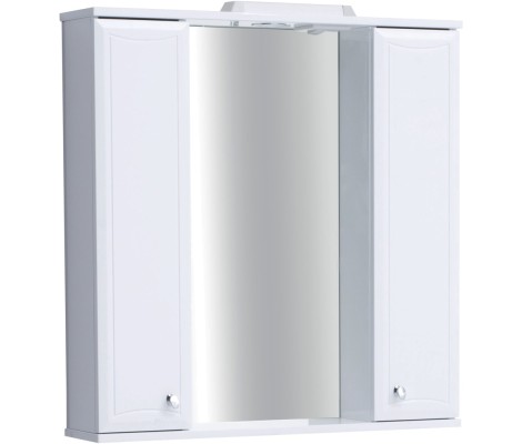 Зеркальный шкаф Шармель 80  2/дв, белый San Star