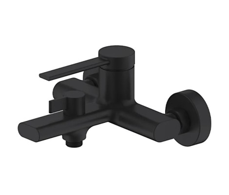 Смеситель для ванны F3267-6 хром черный Frap Смеситель для ванны F3267-6 хром черный Frap