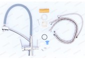 Смеситель для кухни KB-72003-01 с выходом для питьевой воды хром/серый Koer