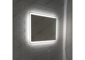 Зеркало 60*80 LED подсветкой 6000К 9,6 Вт/м с сенс.выкл, подогрев 25*50см универсал крепл 348ско1у КЗСК