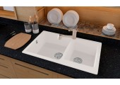 Мойка керамогранитная U - 505 - 331 белая Ulgran
