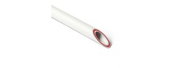Труба 25*4,2 армированная стекловолокном RUBIS SDR6 PN25 белая PRO AQUA